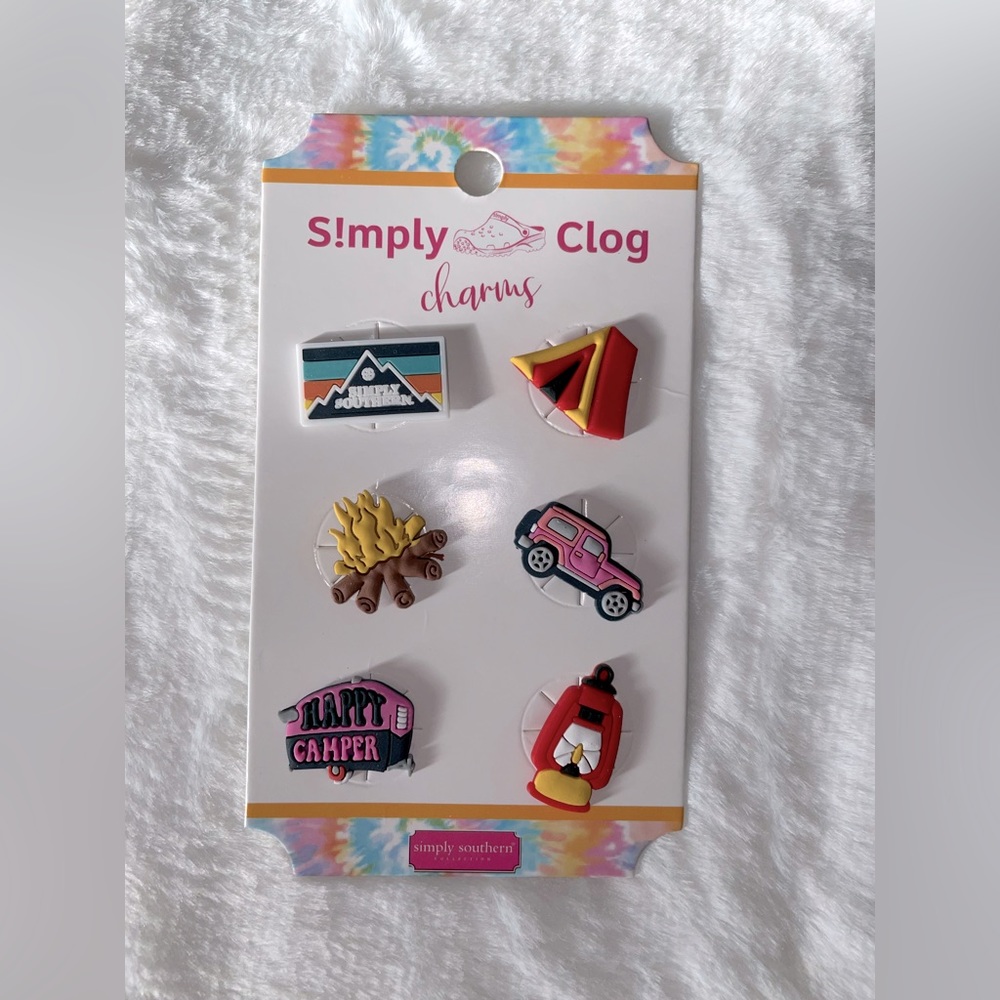 Simply Southern Clog Charms CAMP